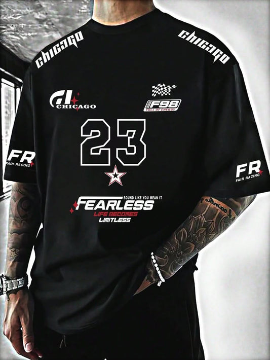 streetwear Black Men t shirt