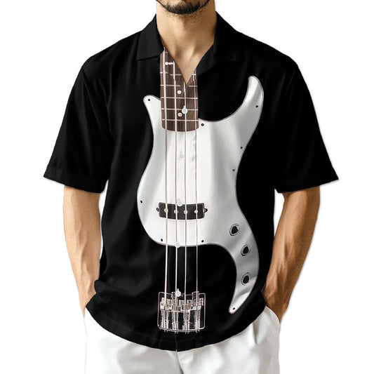 Men Black edits T shirt prints